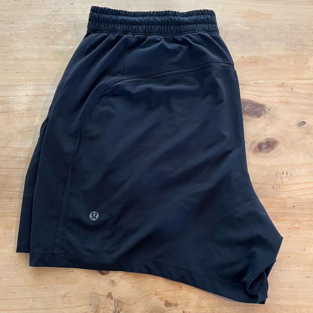 Mens Black 5” Lulu Shorts